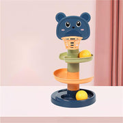 Ballen toren Rolling roterende loopbrug Baby roterend educatief speelgoed