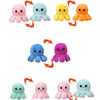 3Pcs dubbelzijdige Flip omkeerbare Octopus pluche speelgoed set