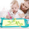 Kinderen A3 lichtgevende tekenbord Magic Dinosaurus tekenfilm Toy Gift