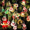 10/ 20 LED kerstboom Snowman Santa Claus snaar licht