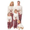 Kerstmis Elk afgedrukt Plaid familie bijpassende pyjama Set