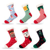 Herfst Winter verdikte niet-slip Kerstmis afgedrukt Home vloer sokken