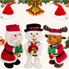 Kerstman Sneeuwman Elk Kerstmis Elektrisch Muzikaal Pluche Stuk Speelgoed voor Kinderen