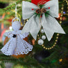 4Pcs/Set Bowknot Kerstboomdecoratie Geschenkverpakkingstoebehoren