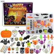 Halloween Decompressie Speelgoed Set Aftelkalender Blinde Doos Grappig Speelgoed