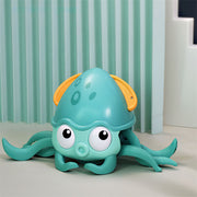 Schattige tekenfilm kruipend octopus waterbad speelgoed voor kinderen