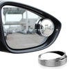 2Pcs 360 graden rotatie ronde convexe dode hoek achteruitkijkspiegels auto spiegels