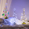 Kerstboom licht kristallen nachtlampen voor vakantie kamer decor