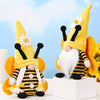 Bijenvleugels Daisy Hoed Rudolph Figurine Gele Bij Oude Man Pop Ornament
