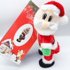 Kerstmis elektrische schudden heupen Santa Claus pluche speelgoed voor kinderen