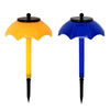 2 PCS zonne-LED kleurverloop knipperen waterdichte paraplu licht