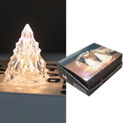 12 stuks LED Kerstboom Nachtlicht Acryl Diamant kristallen atmosfeer Licht