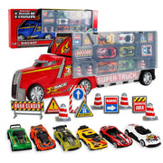 Kinderen hand-held simulatie auto's vrachtwagen bouw vrachtwagen speelgoed Set