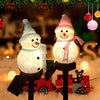 Zonne-aangedreven Kerstmis Snowman Stake Light Tuin LED Lamp
