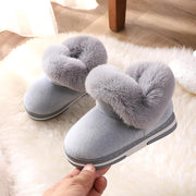 Kinderen schoenen voor meisjes sneeuw laarzen winter pluche warme schoenen buiten anti-slip pantoffels
