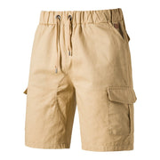 Katoenen heren zomer broek met elastiek en zakken
