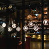3D LED-verlichting Tuinkamer Ramen Hanglampen Kerstmis Nieuwjaarsdecoratie